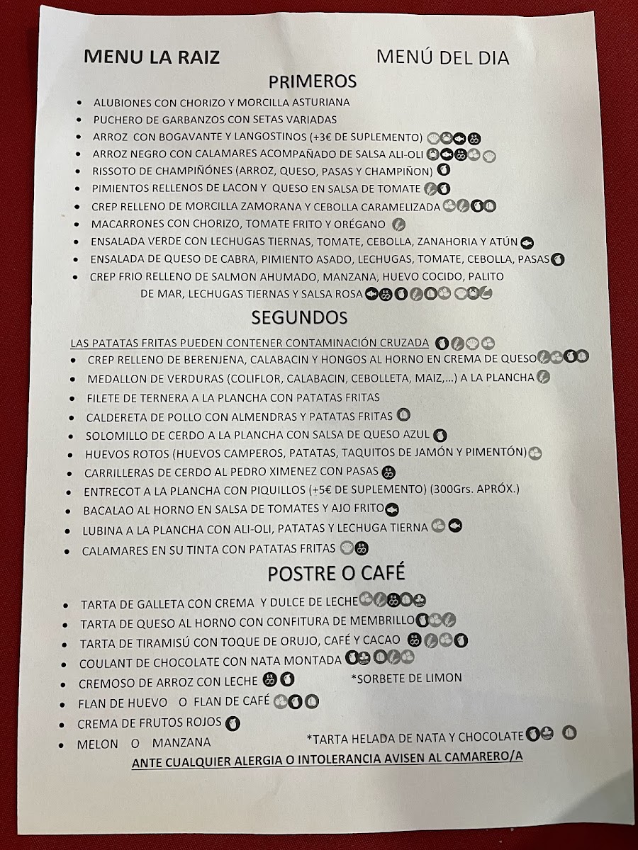 Menu Arroceria La Raiz-1