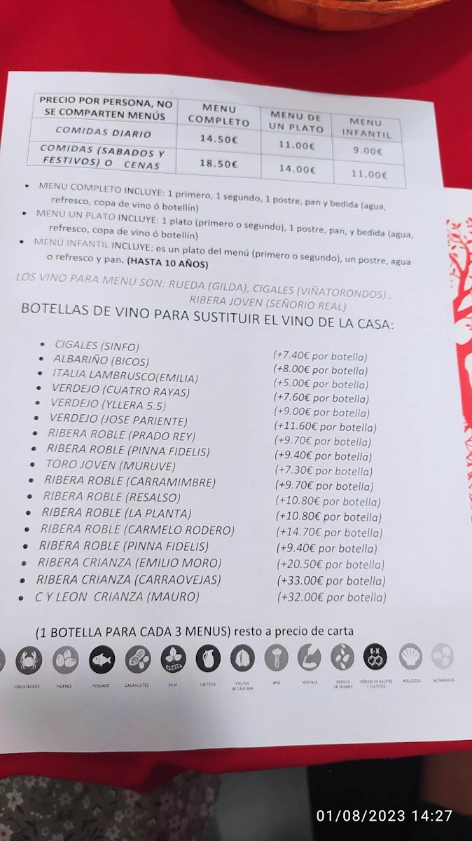 Menu Arroceria La Raiz-7